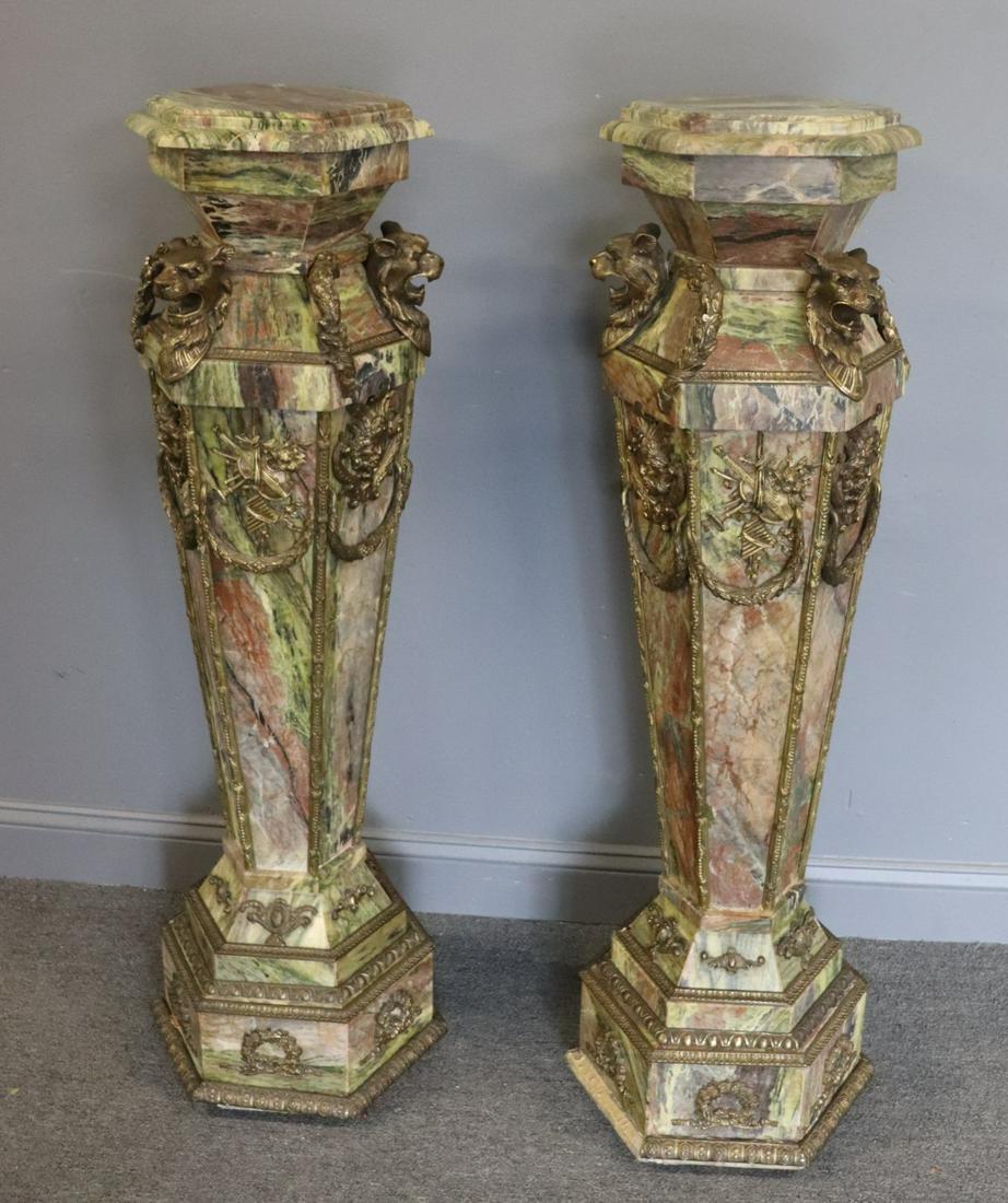 Vintage And Fine Quality Pair Of Bronze Mounted (1 of 7)