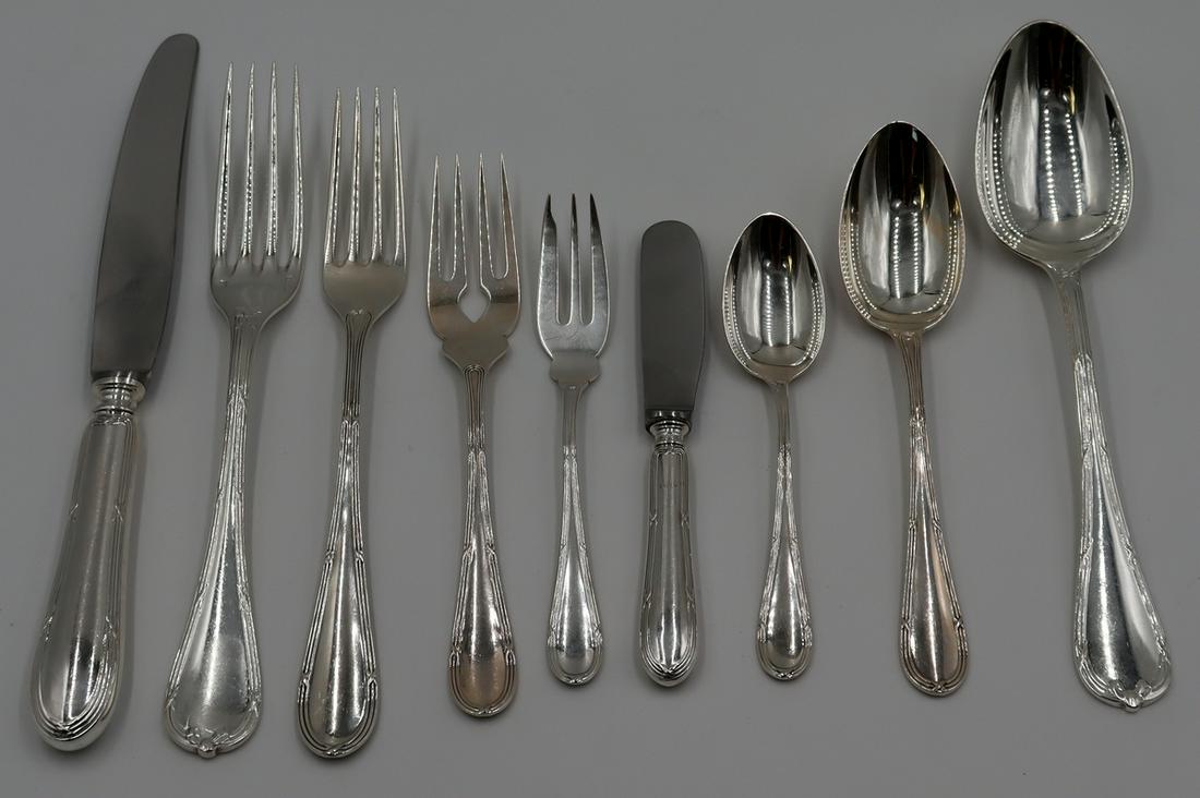 STERLING. 71 Pc Buccellati Parma Sterling Flatware (1 of 5)