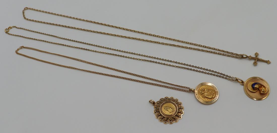 JEWELRY. 18kt and 14kt Gold Jewelry Grouping. (1 of 18)