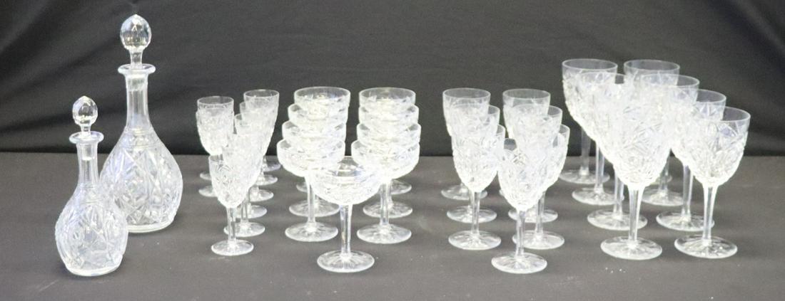 Baccarat. Large Grouping Of Signed Stemware. (1 of 10)