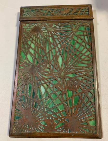 TIFFANY STUDIOS Pine Needle Pattern Notepad (1 of 4)