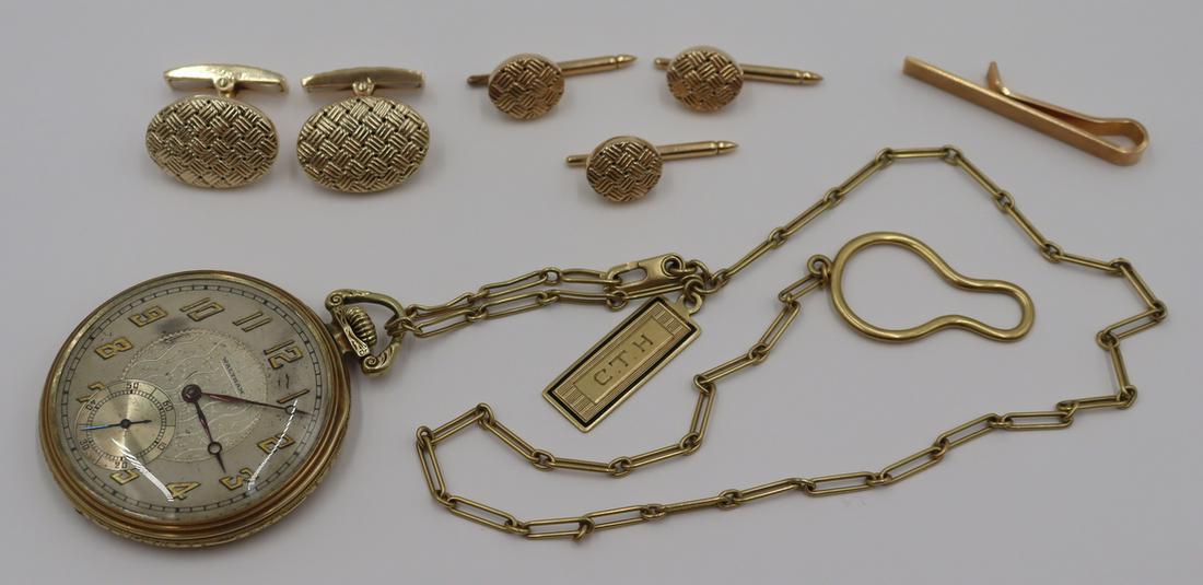 JEWELRY. Assorted Men's Accessories Grouping. (1 of 15)