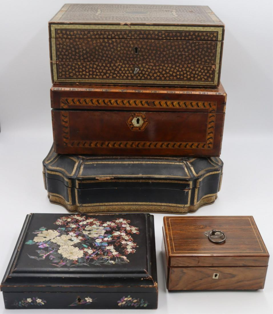 Grouping of Decorative Boxes. (1 of 15)