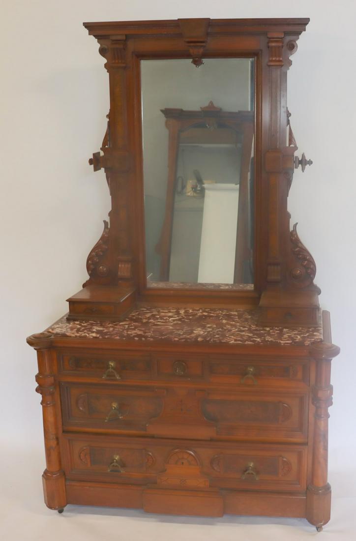 2 Victorian Herter Style Mirror Back Consoles. (1 of 11)