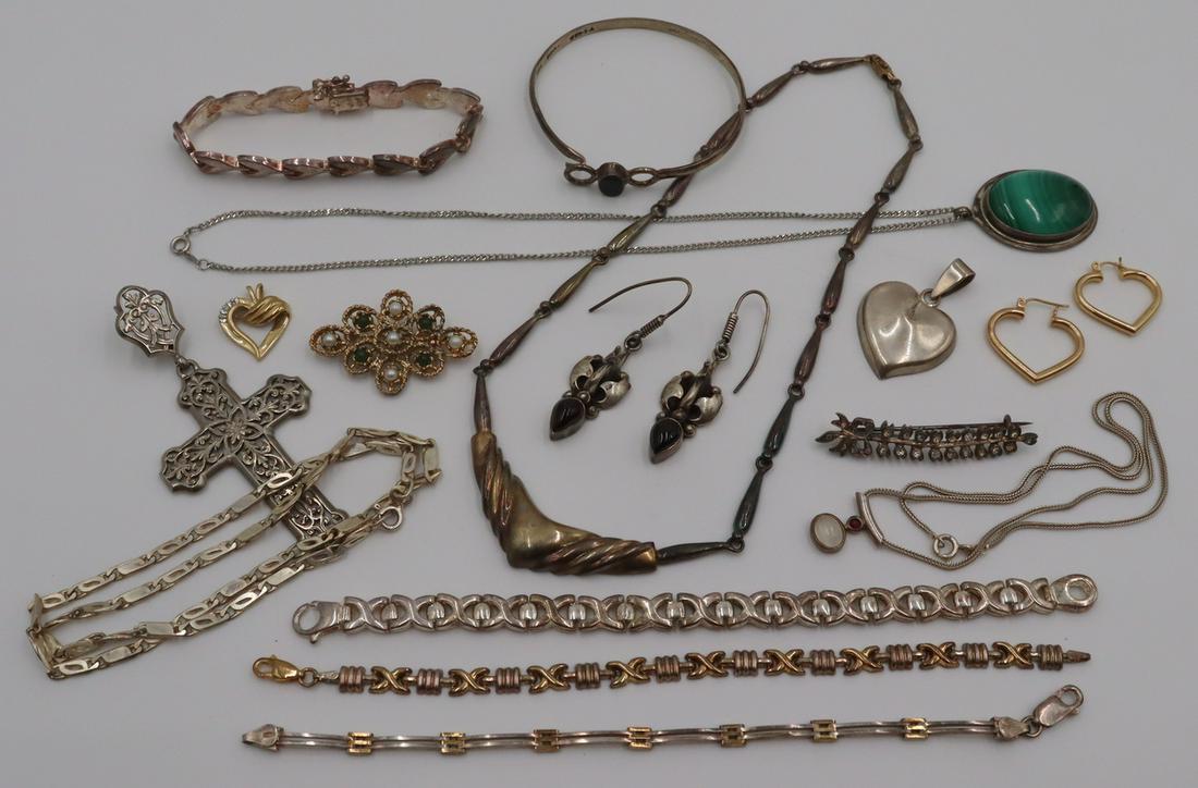 JEWELRY. Assorted Contemporary Silver and Gold. (1 of 16)