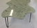 Midcentury Style Wood & Resin White Coffee Table - 4