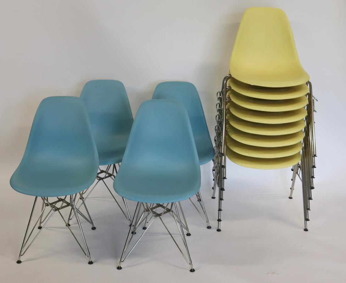 12 Modern  Eames Stacking Chairs . (1 of 10)
