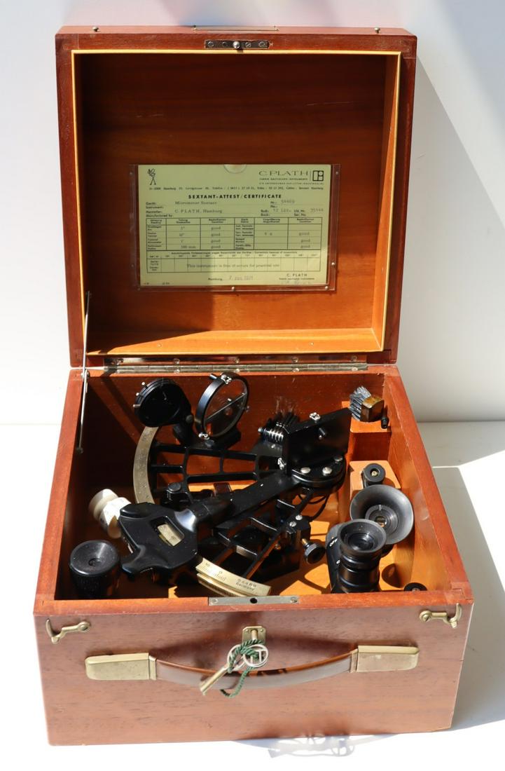 C.Plath, Hamburg Micrometer Sextant In (1 of 5)