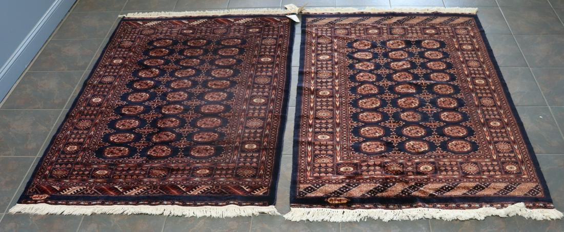 2 Vintage And Finely Hand Woven Bokhara Style (1 of 7)
