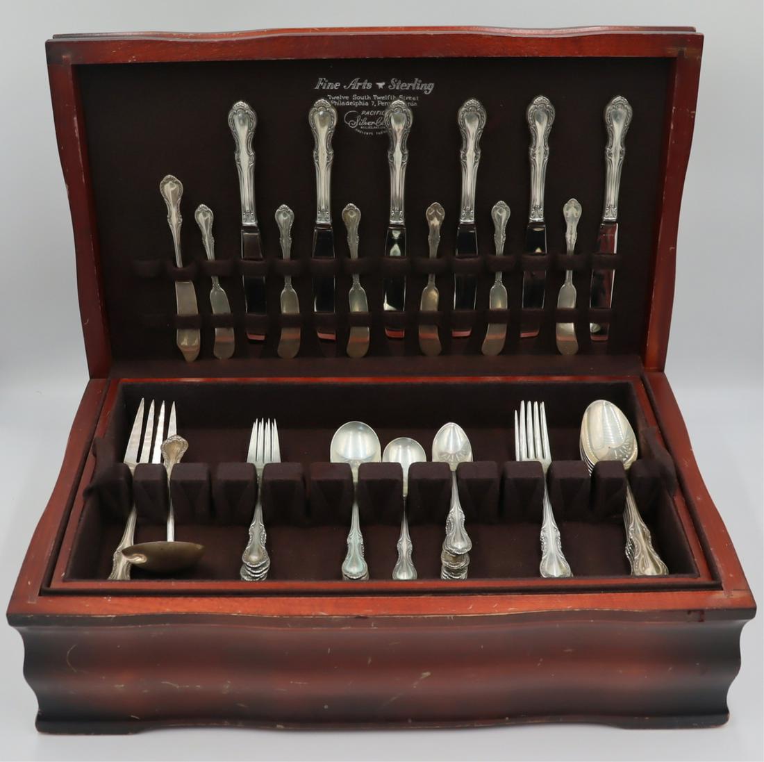 Southern colonial sterling shop silver flatware