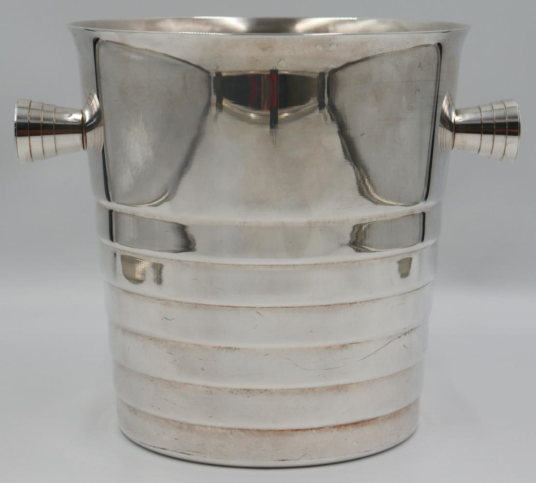 SILVERPLATE. Christofle Silverplate Ice Bucket. (1 of 7)