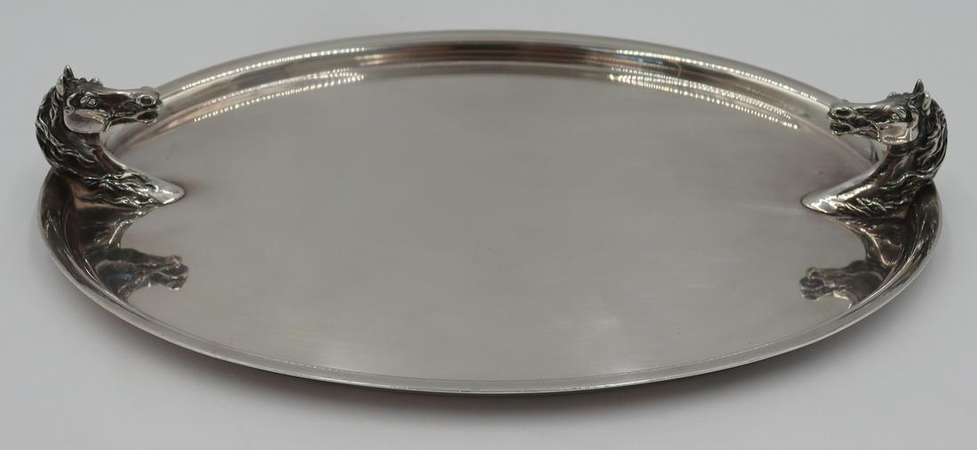 SILVERPLATE. Hermes Paris Silverplate Serving Tray (1 of 7)