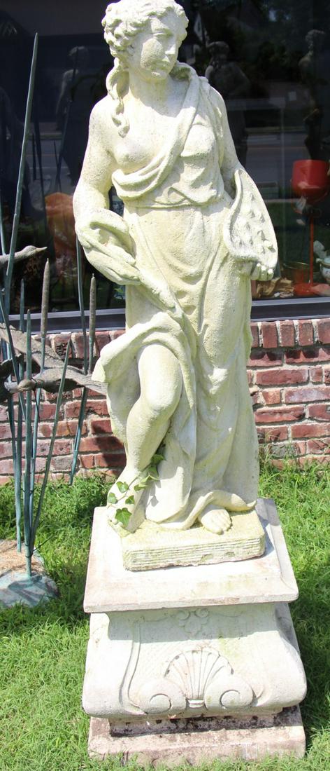 Antique Life Size Cement Statue Of A Classical (1 of 4)