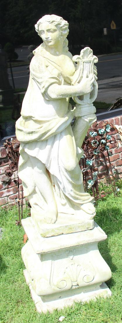 Antique Life Size Cement Statue Of A Classical (1 of 4)
