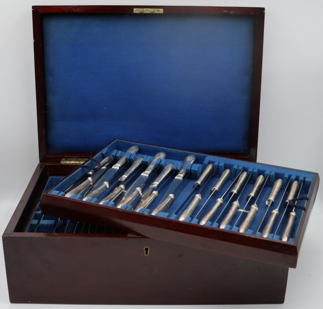 SILVER. Assorted English Silver Flatware. (1 of 10)