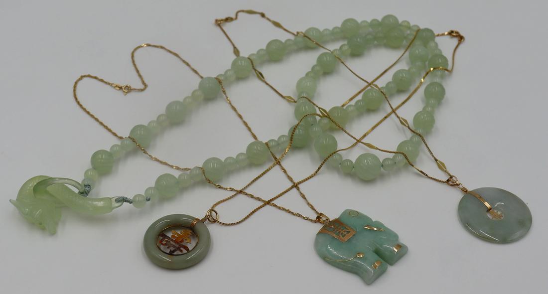 JEWELRY. Assorted Asian Inspired Jewelry Grouping. (1 of 12)