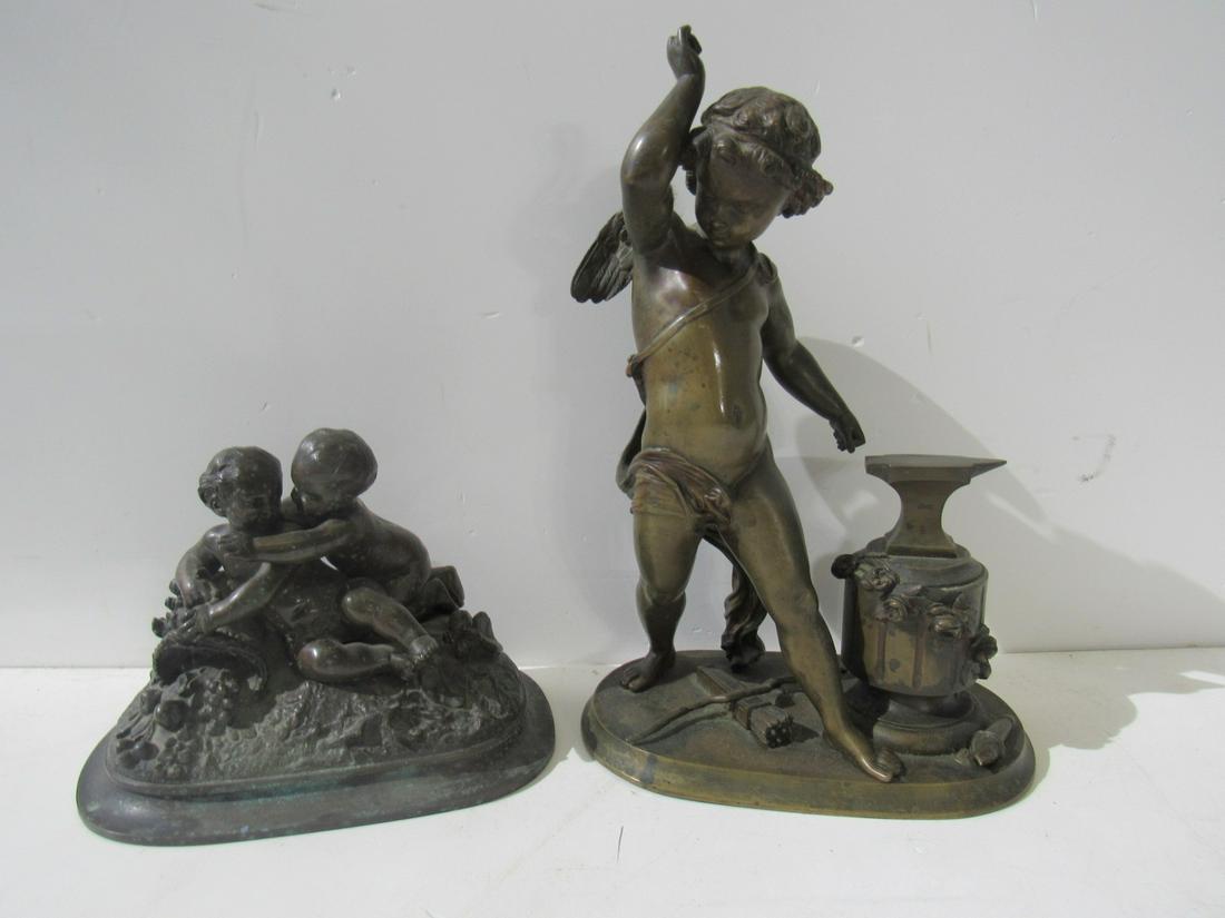 2 19th Century Bronze Sculptures. (1 of 14)
