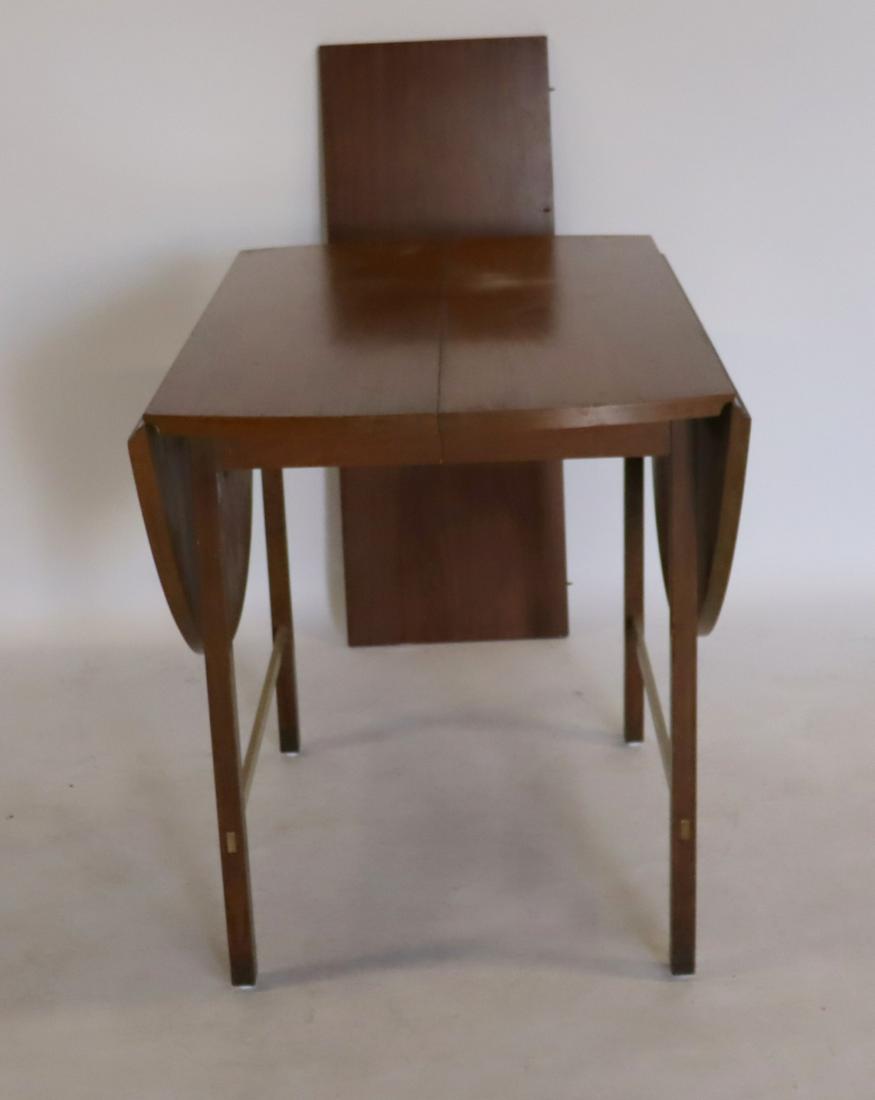 Midcentury Paul Mc Cobb Brass Trim Drop Leaf Table (1 of 2)