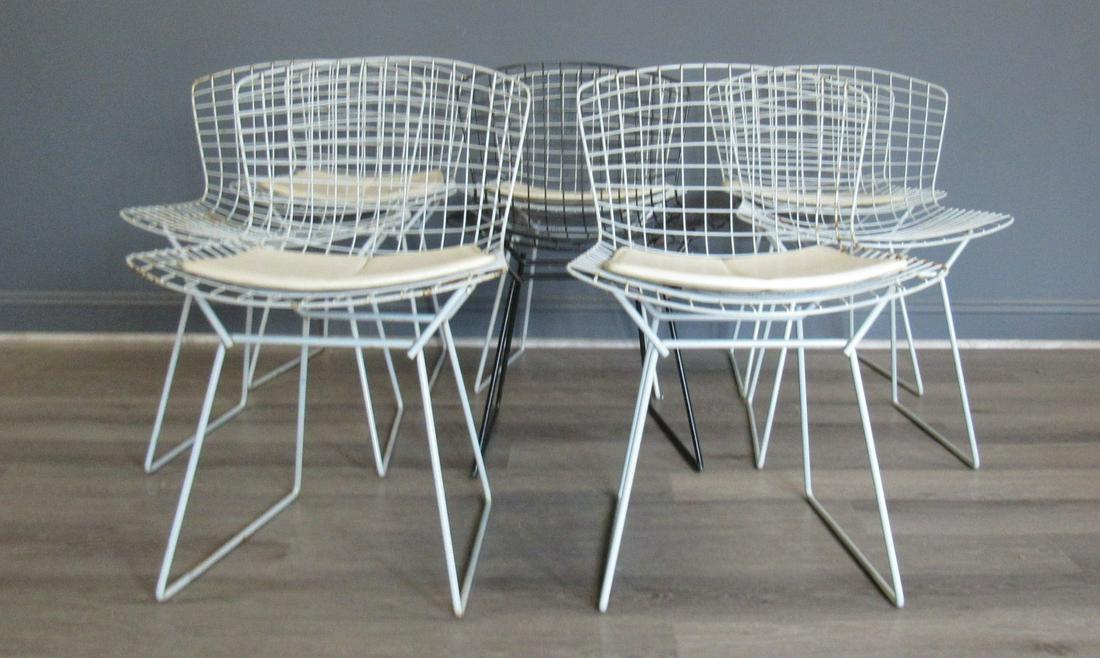 8 Midcentury Harry Bertoia Wire Chairs (1 of 7)
