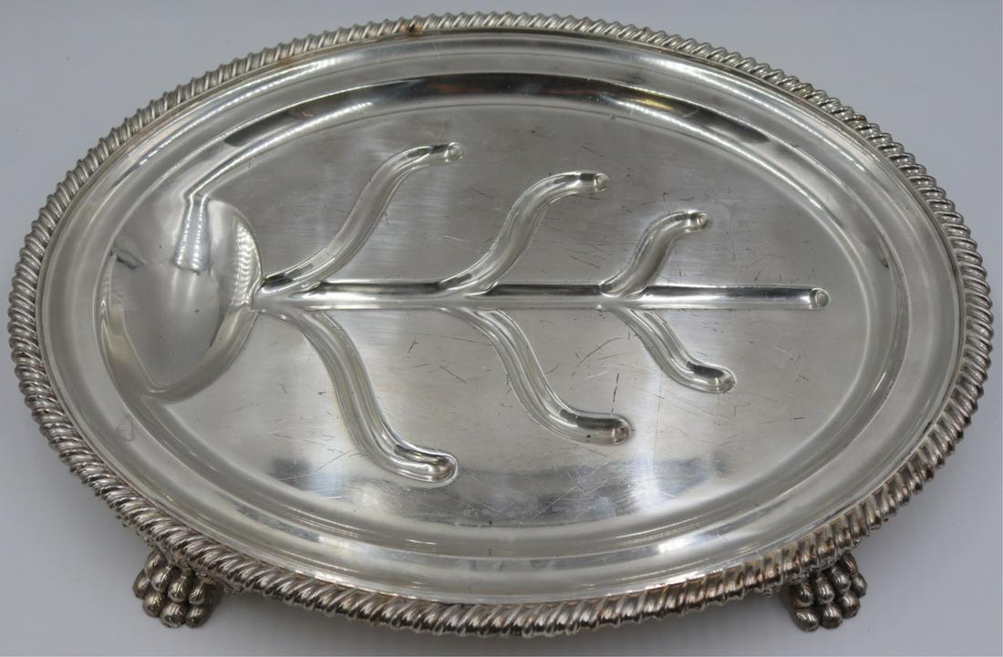 SILVERPLATE. Tiffany & Co. Silverplate Meat Tray. (1 of 6)