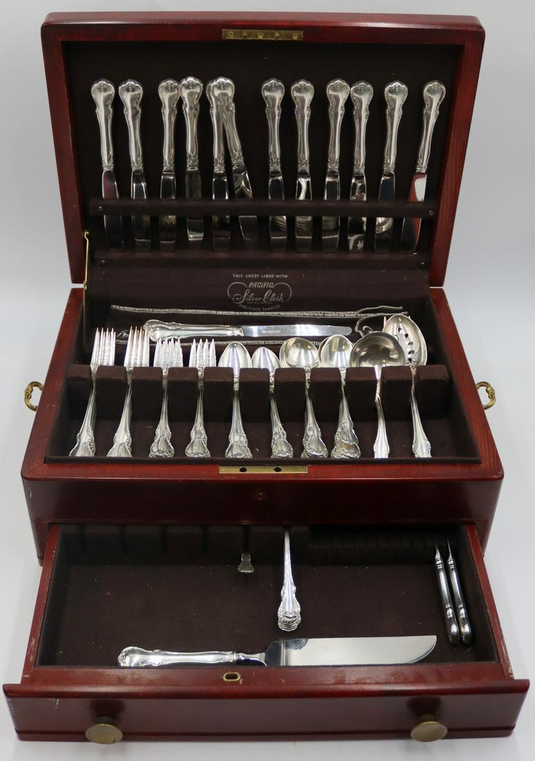 STERLING. Towle French Provincial Flatware Set. (1 of 10)