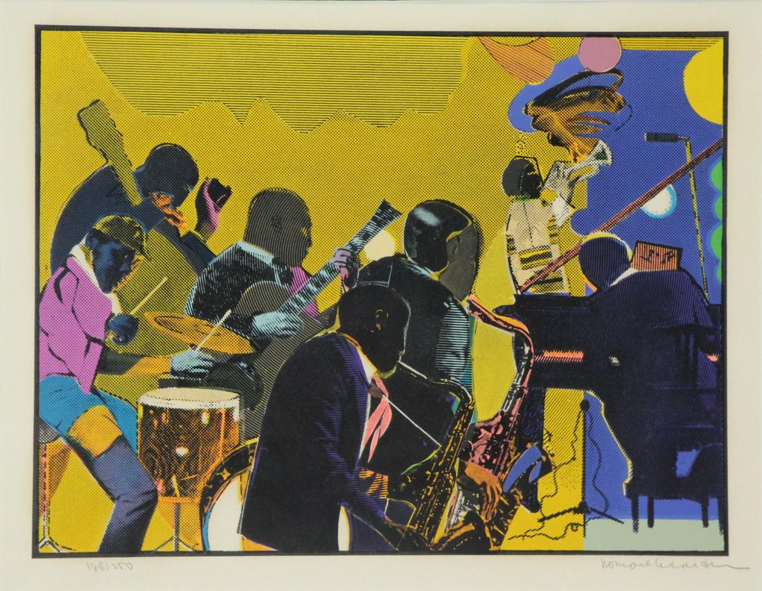 ROMARE BEARDEN (AFRICAN-AMERICAN, 1911-1988). (1 of 7)