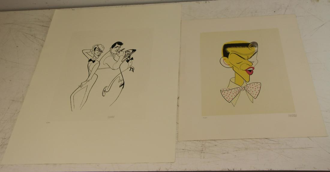 AL HIRSCHFELD (AMERICAN, 1923-2003). (1 of 8)