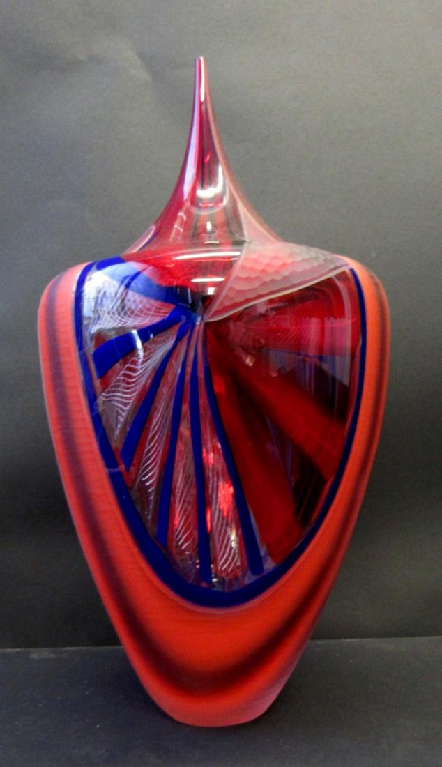Afro Celotto Italian Blown Murano Glass Vase (1 of 9)