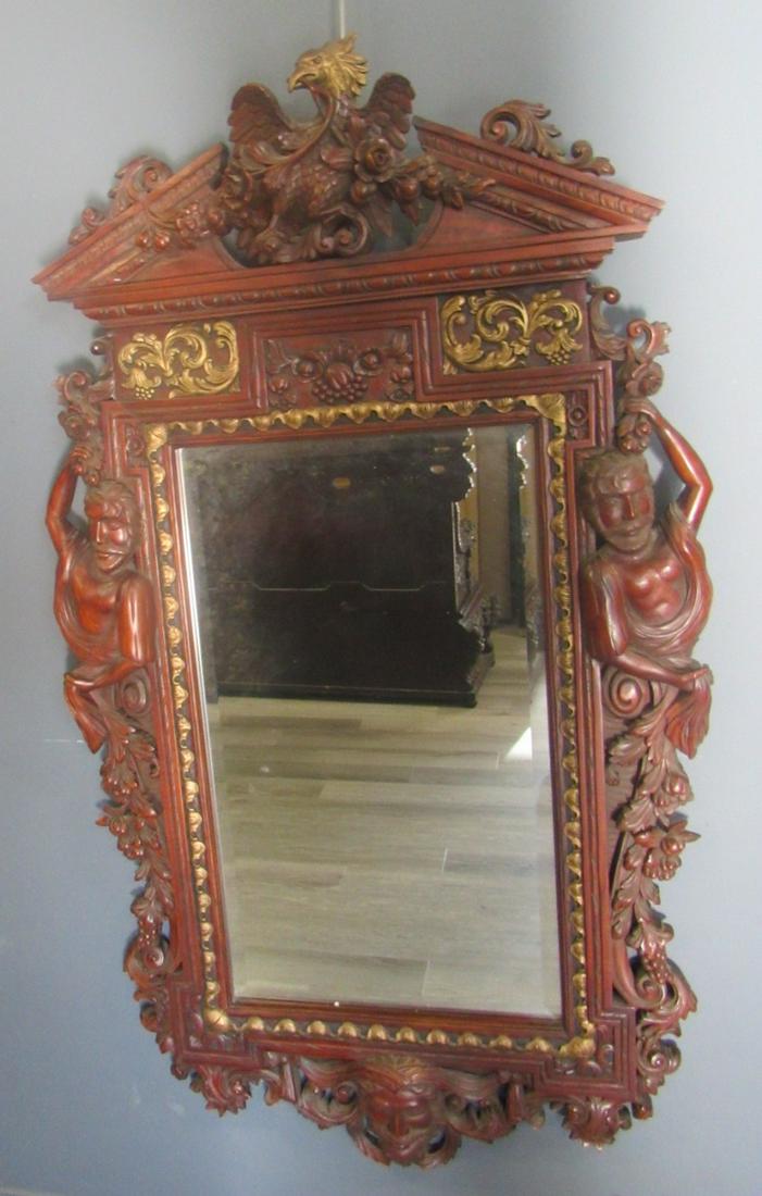 Large Highly Carved and Gilt Decorated Figural (1 of 9)