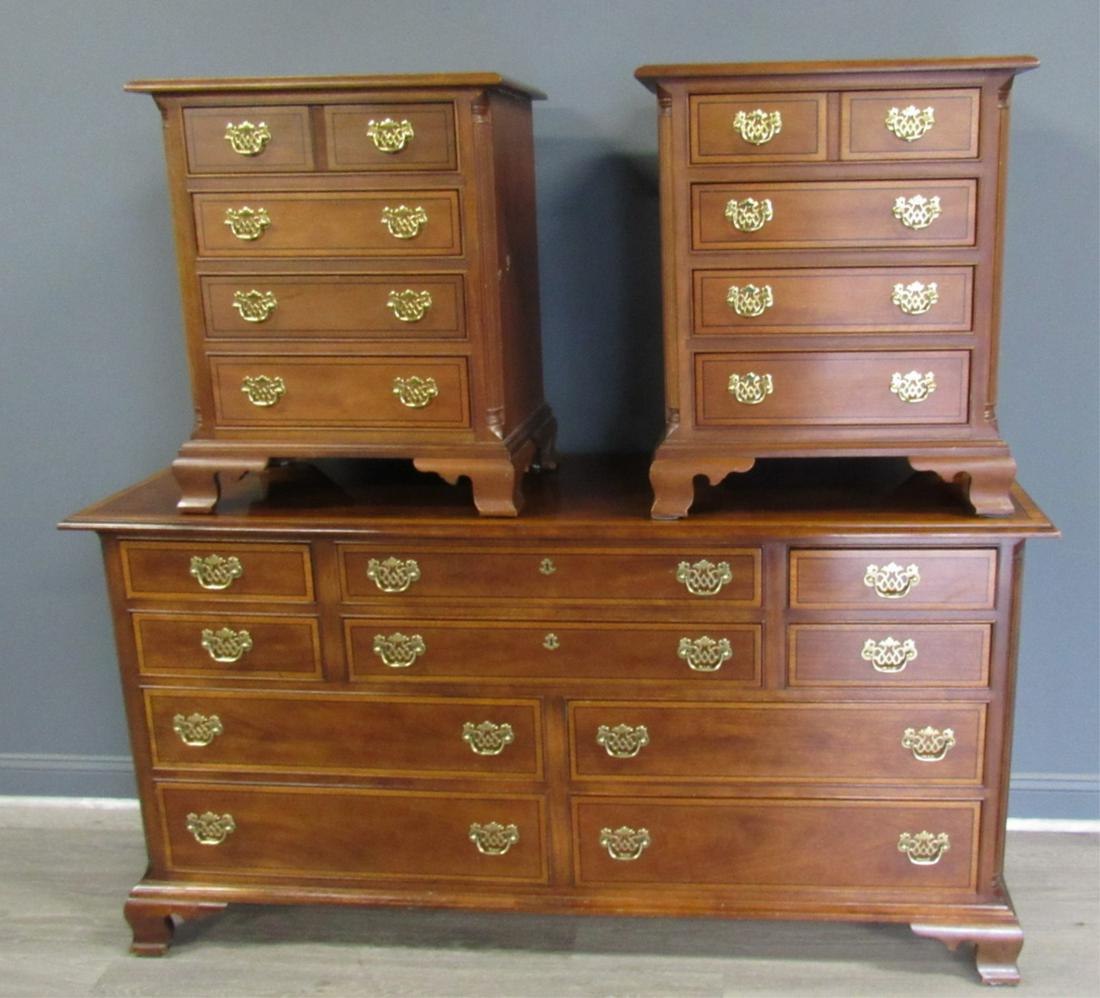 STICKLEY Pair Of End Tables & A Dresser (1 of 17)