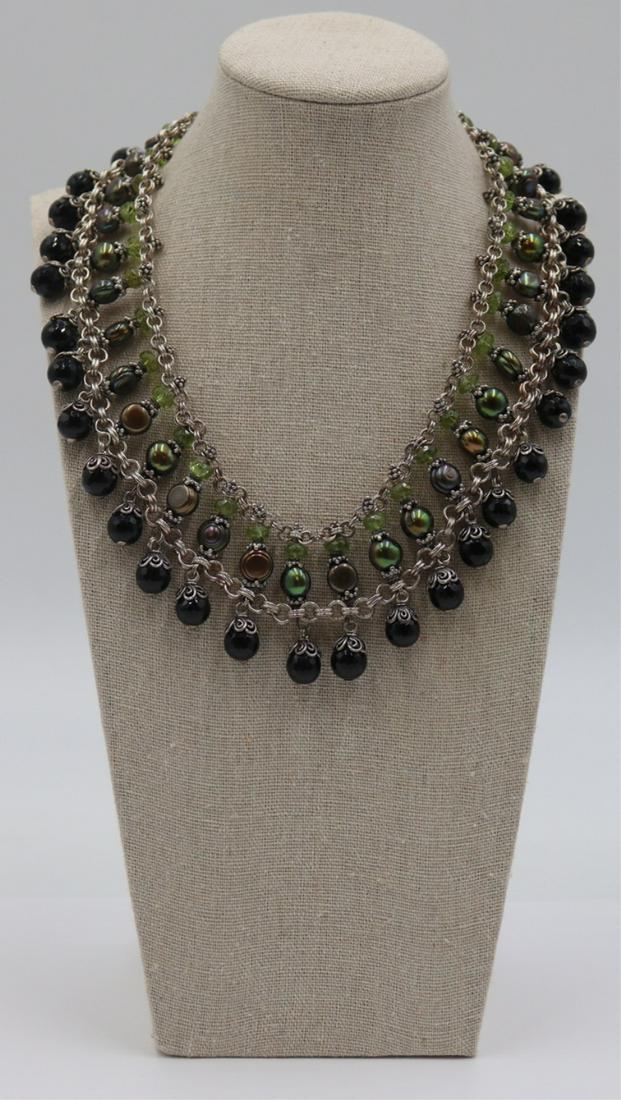 JEWELRY. Stephen Dweck 18kt Gold, Sterling, Pearl, (1 of 8)