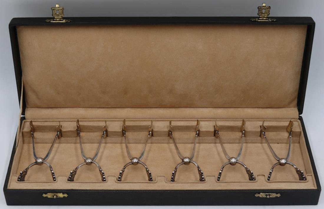 STERLING. (6) Georg Jensen Acanthus Tongs. (1 of 8)