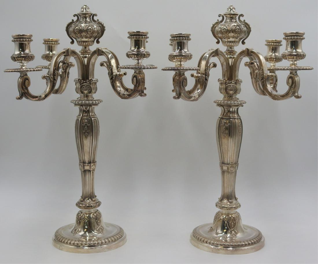 SILVERPLATE. Pair of Christofle Silverplate (1 of 8)