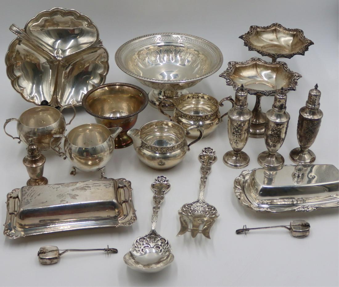 STERLING. Assorted Sterling Hollow Ware Grouping. (1 of 11)