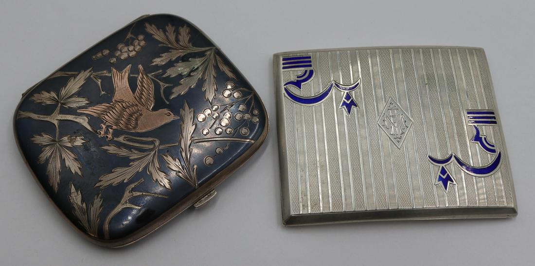 SILVER. (2) Continental Silver Boxes. (1 of 10)