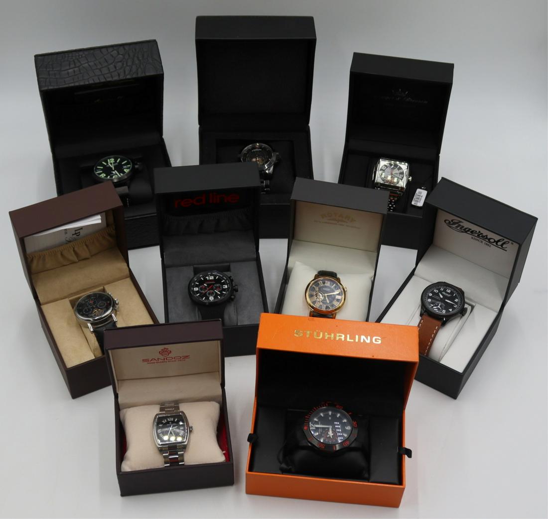 WATCHES. Grouping of Contemporary Men's Watches. (1 of 10)