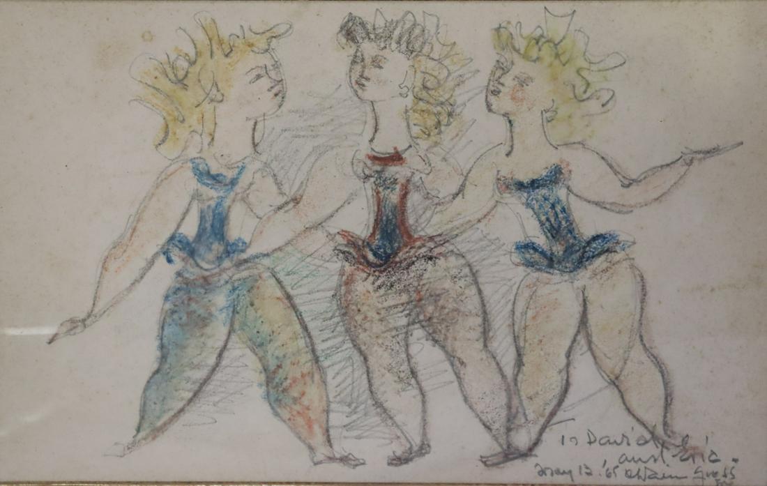 Chaim Gross Signed ,Dedicated And Dated (1 of 4)