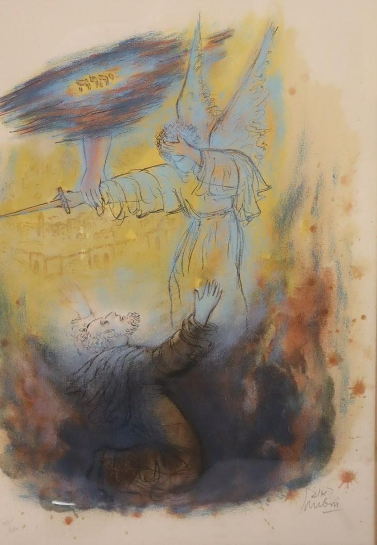 Reuven Rubin Signed And Numbered Print.: Signed and number 168/250 and from a Larchmont estate . - Dimensions: 24" x17" frame33" x27"