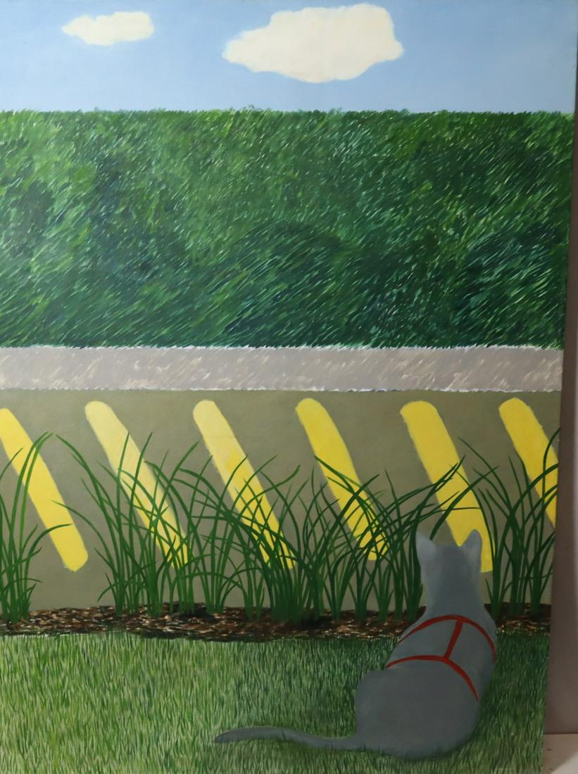 Joanne Meyer ? Signed Oil On Canvas "The Grass (1 of 6)