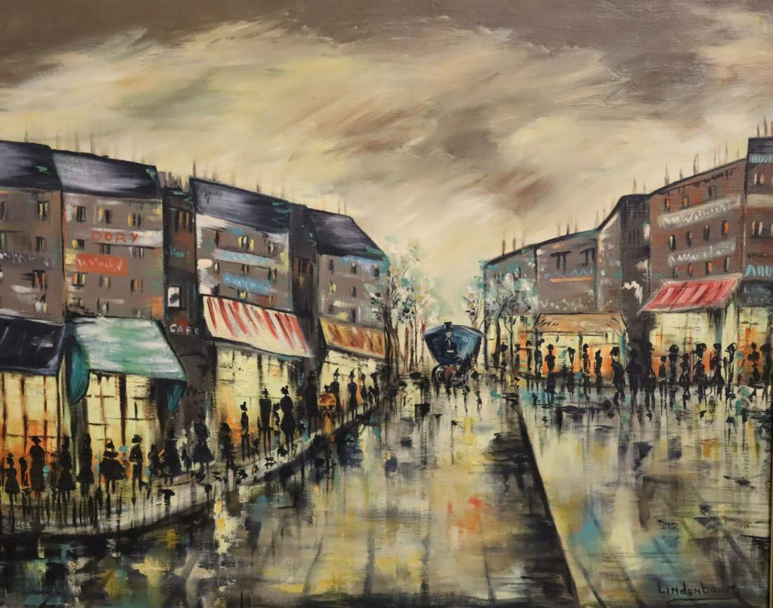 Linden Baum Signed Oil On Canvas European Scene (1 of 4)