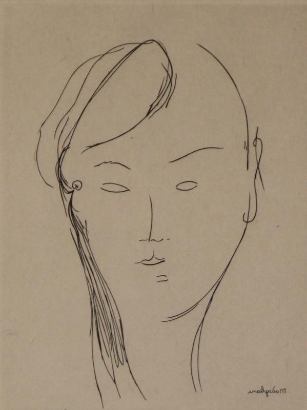 AMDEDEO MODIGLIANI (ITALIAN, 1884-1920). (1 of 3)