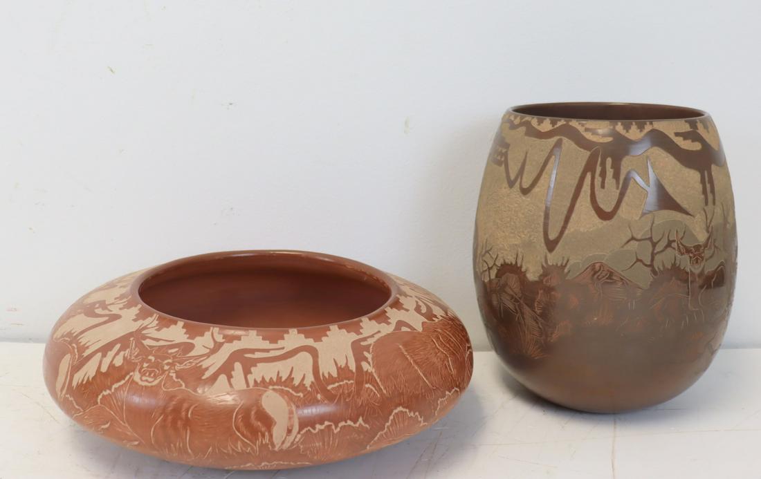 Paul Naranjo (Santa Clara, 1957-2002) Pottery. (1 of 10)
