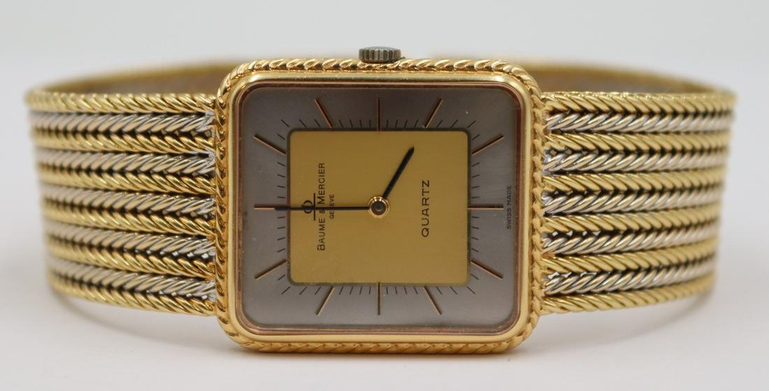 JEWELRY. Baume & Mercier Bi-Color 18kt Gold Watch. (1 of 13)