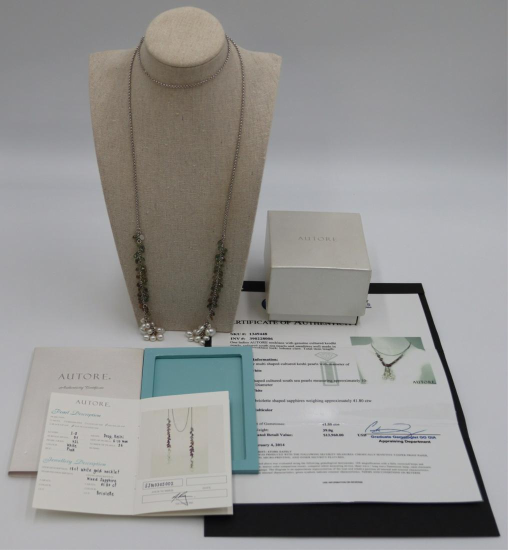 JEWELRY. Autore 18kt Gold, Sapphire, and Pearl (1 of 10)