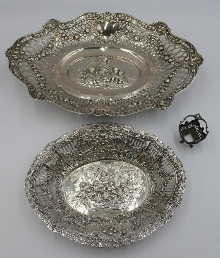 SILVER. Assorted Grouping of German Silver. (1 of 9)