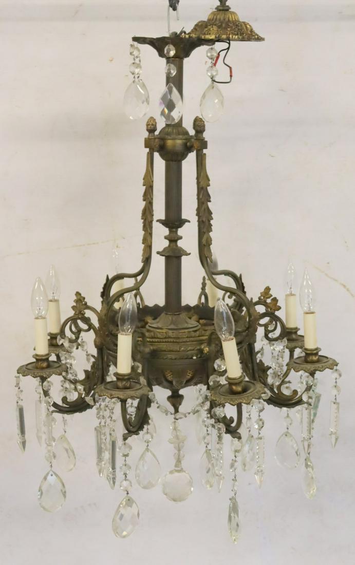 Antique and Fine Quality Bronze Chandelier (1 of 6)
