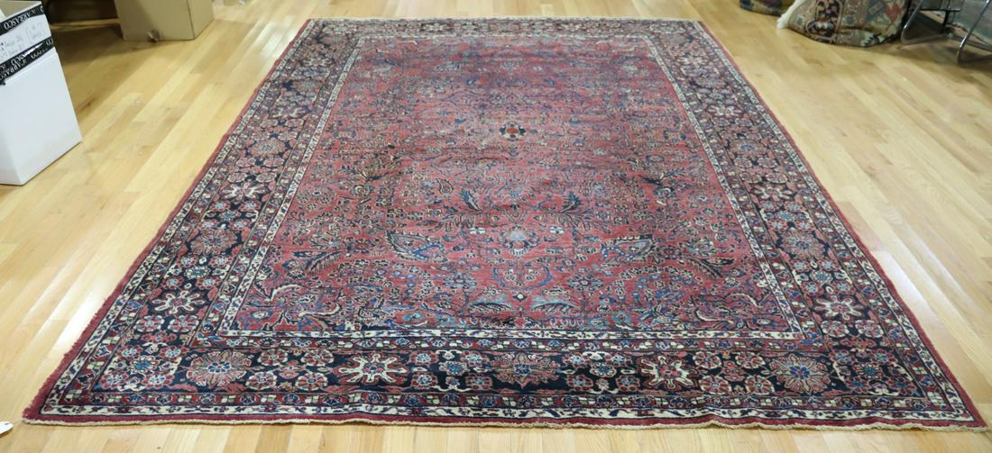 Antique And Finely Hand Woven Roomsize Sarouk (1 of 9)
