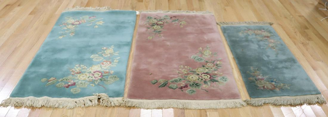 Lot Of 3 Kerman Style Carpets (1 of 8)