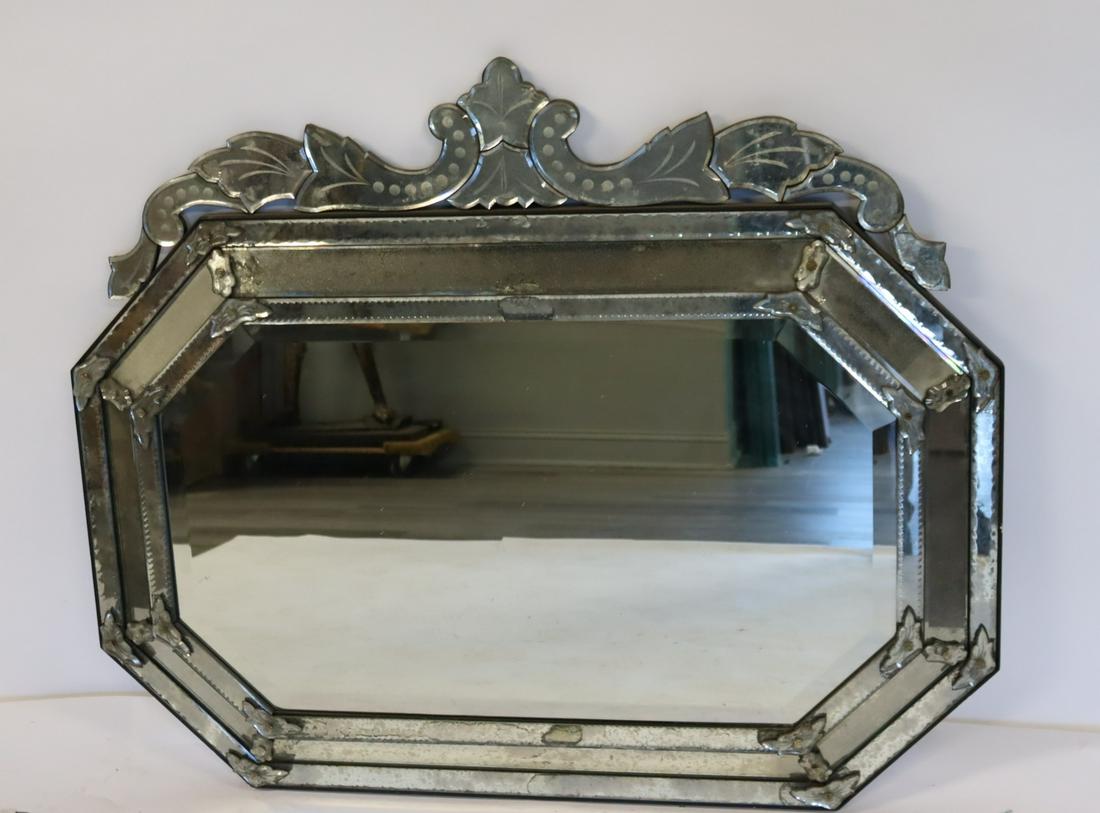 Antique Venetian Mirror. (1 of 7)