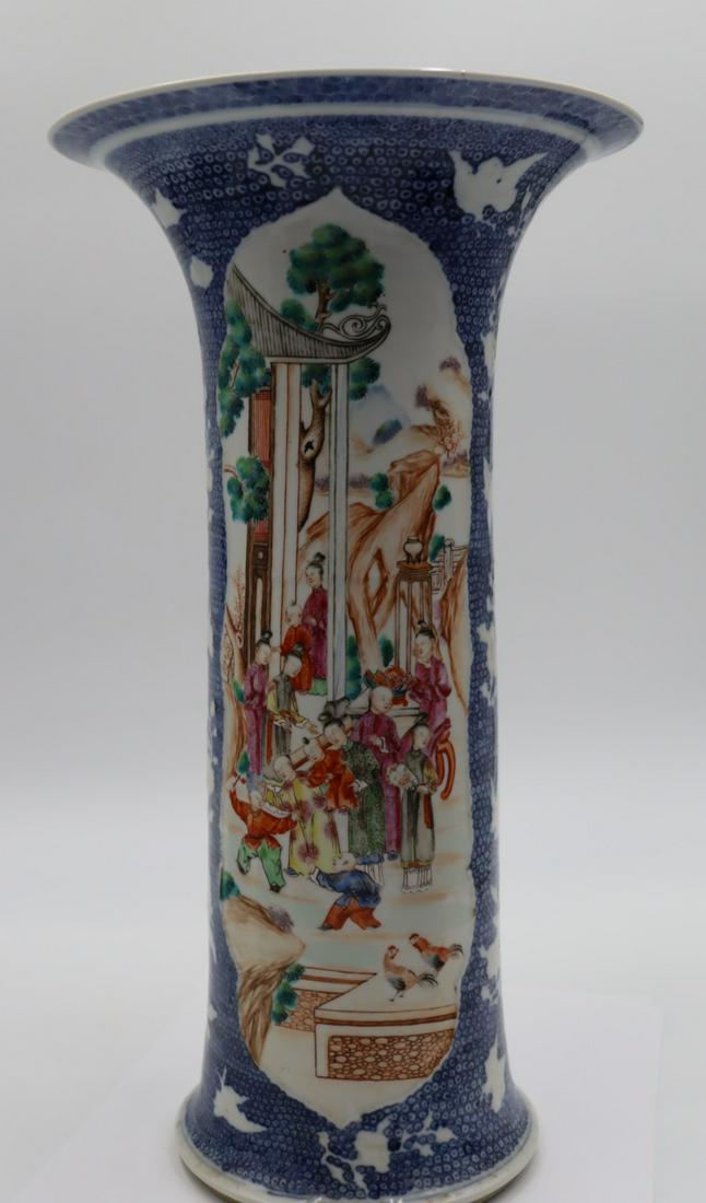 Chinese Enamel Decorated Porcelain Vase. (1 of 5)